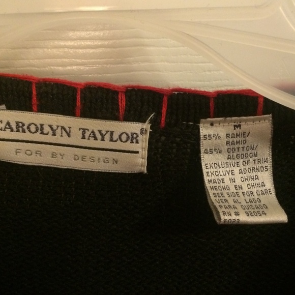 Christmas Sweater Pullover Sz M Carolyn Taylor - Picture 2 of 7